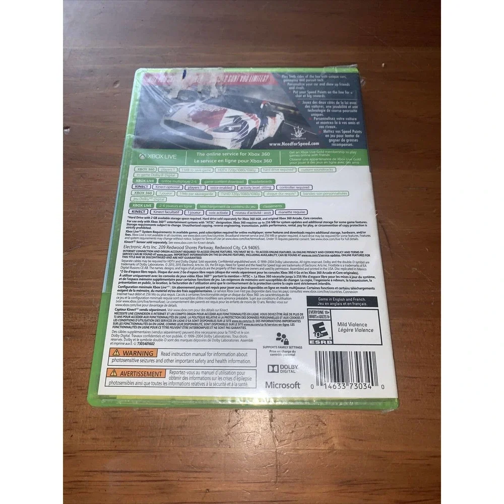 Need for Speed: Rivals Microsoft Xbox 360 Factory Sealed!